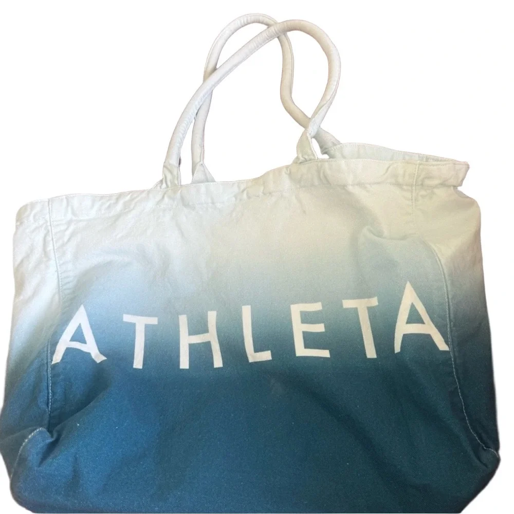 Athleta Blue Ombre Tote Bag | EUC | One Size
